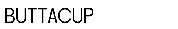 Buttacup font preview
